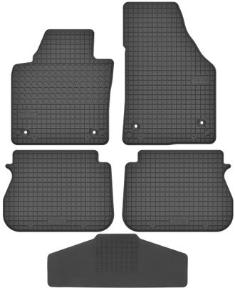 OEM Motohobby 160203 Alfombrillas + Funda 200000/1 - Volkswagen Caddy Iii 2k 2003- Volante Delantero Ovalado - Instalado