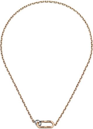 Gucci Link to Love ketting in roze en witgoud - Dames - Kettingen - Geel - ONE Size - Accessoires