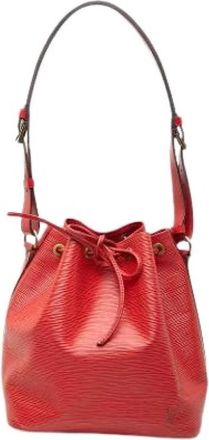 Louis Vuitton Pre-owned Petit Noe Bucket Bag - Dames - Vintage Tas - Rood - ONE Size - Leer - Vintage
