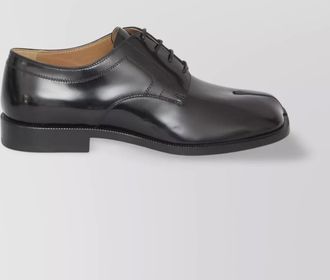 Maison Margiela split toe leather lace-up shoes
