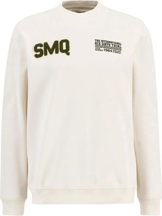 Barbour B.Intl Gibbes Sweatshirt - Heren - Ronde hals truien - Wit - L - Katoen - Truien & Vesten