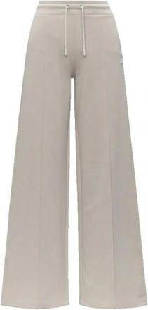 K-Way Broeken, Dames, Beige, M, Katoen, Loyre Interlock Wijde Broek