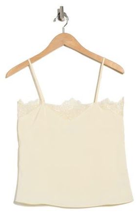 NSR Lace Trim Camisole in Yellow at Nordstrom Rack, Size X-Large