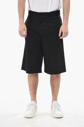 Givenchy Shorts Chino in Cotone Stretch con Chiusura a Scomparsa Givenchy