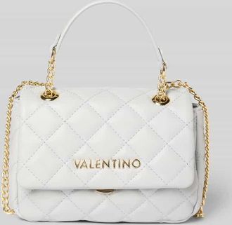 Valentino Handbags Handtasche mit Steppnähten Modell OCARINA in Rauchblau, Größe 1