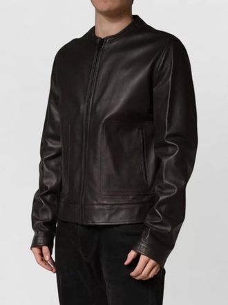 Dolce & Gabbana leather biker jacket