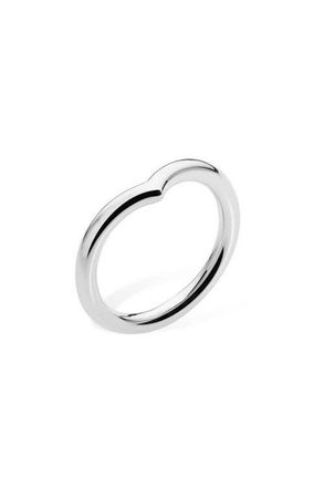 Lucy Quartermaine Drop Wishbone Ring in Sterling Silver at Nordstrom, Size 8.5