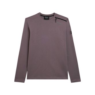 Freddy T-shirt manica lunga in jersey stretch con zip decorativa