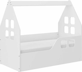 OEM Cama Infantil Casa 140x70 + Colch&oacute;n