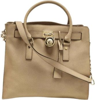 Michael Kors Pre-owned Handbags, female, Beige, Size: ONE SIZE Pre-owned Handbag