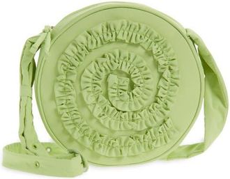 Damson Madder Rae Recycled Polyester Circle Crossbody Bag in Green at Nordstrom