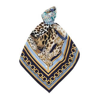 Ferragamo Pa&ntilde;uelo de sarga de seda - Accessories - Mujer - Multicolor - ONE SIZE
