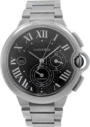 Cartier Pre-owned Cartier Ballon Bleu De Cartier Chronograph Black Dial Mens Watch W6920077