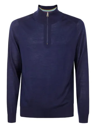 Paul Smith Mens Sweater Zip Neck