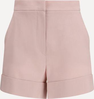 Max Mara Mohair and silk canvas Shorts Female 42