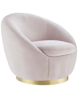ModWay Buttercup Performance Velvet Swivel Chair