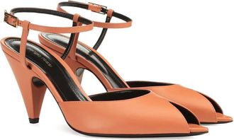 Sergio Rossi 85 mm sandalen met enkelbandje - Oranje