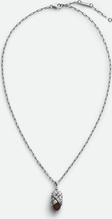 Bottega Veneta Collana Con Pendente Intreccio - Bottega Veneta