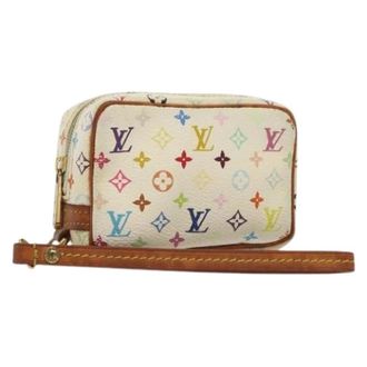 Louis Vuitton Pre-owned Canvas pouches - Dames - Pre-owned - Wit - Maat: ONE Size Leer