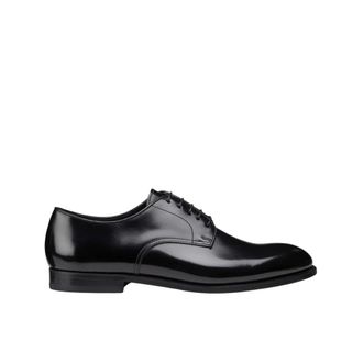 Doucal's Business Shoes, male, Black, Size: 11 US Derby Lace-up