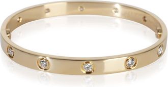 Cartier Pre-Owned Cartier Yellow Gold Diamond Love Bracelet
