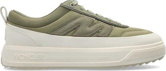 Moncler Sportschoenen met logo - Heren - Sneakers - Groen - 39 EU - Leer - Schoenen