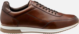 Loake Mens Loake Bannister Trainer Cedar Burnished Calf - Brown - Size: 10