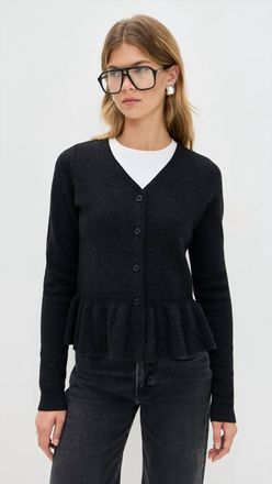 Kule Bee Long Sleeve Cardigan In Black