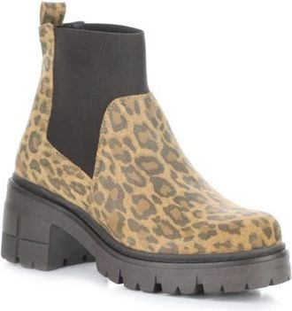 Bos. & Co. Bianc Lug Sole Chelsea Boot in Leopard/Brown at Nordstrom, Size 10-10.5Us