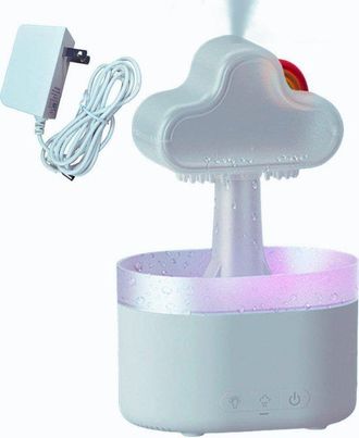 OEM Humidificador Con Forma De Nube De Lluvia: Difusor Recargable Con Forma De Gota De Agua De Dibujos Animados Para Aromaterapia Y Relajaci&oacute;n
