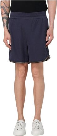 Fendi Hombre, Pantalones cortos, Azul, Talla: M
