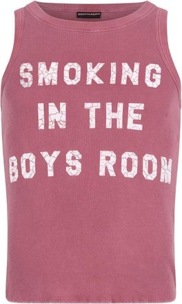 Dsquared2 Rib Knit Sleeveless Crew Neck Top
