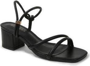 Berness Elayna Strappy Cube Heel Sandal in Black at Nordstrom Rack, Size 7.5