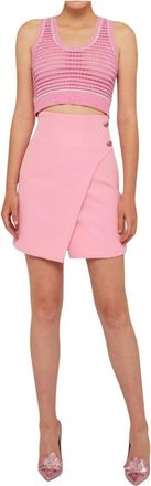 Genny Rondgebreide trui - Dames - Ronde hals truien - Roze - 2XS - Truien & Vesten