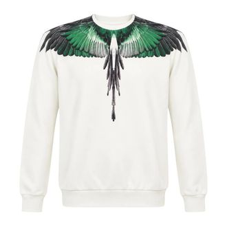Marcelo Burlon Sudadera Cuello Redondo F6Cmmasw 045 - Sweatshirts & Hoodies - Hombre - Blanco - XL