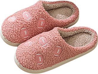 Generic Ladies Slippers Casual Memory Foam Plush Fleece Lined Closed Toe Slip On Home Slippers for Ladies Indoor House