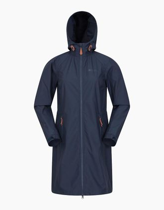 Mountain Warehouse Womens Mountain Warehouse Womens/Ladies Ioana Longline Soft Shell Jacket - Navy - Size: 12