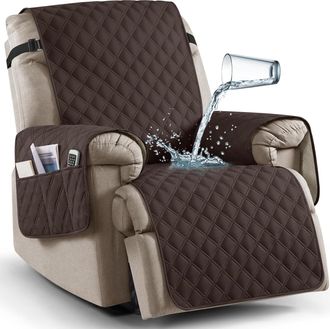 OEM Funda Impermeable, Antideslizante Y Lavable Para Sill&oacute;n Reclinable, 71 Cm (chocolate)