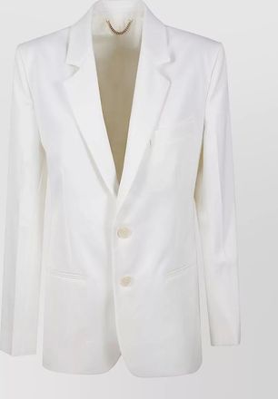 Victoria Beckham tailored single breasted jacket notch lapel