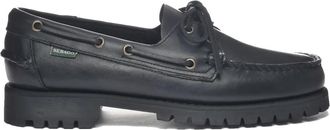 Sebago Ranger Waxy Leather Moccasin - Heren - Bootschoenen - Zwart - 43 1/2 EU - Leer - Schoenen