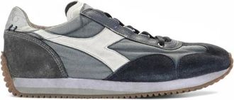 Diadora Dirty Stone Wash Evo Canvas Sneakers - Heren - Sneakers - Blauw - 45 1/2 EU - Su&egrave;de - Schoenen