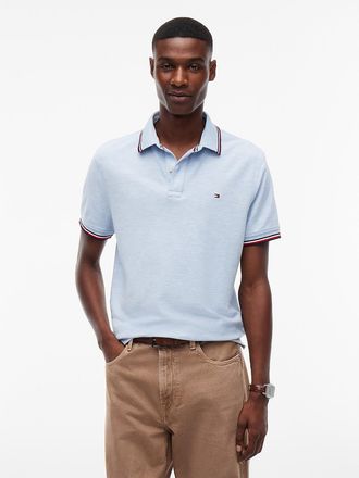 Tommy Hilfiger Mens Regular Fit Tommy Wicking Polo - Breezy Blue - XXXL