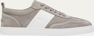 Christian Louboutin Mens Retero Nubuck Leather Low-Top Sneakers