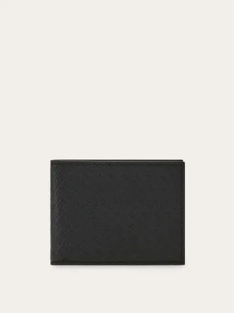 Ferragamo Men Ferragamo Monogram wallet Black