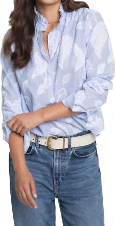 Elliott Lauren Honeysuckle Shirt In Blue