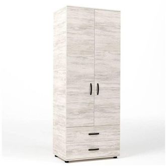 OEM Kit Armadio 2 Ante + 2 Cass 80x52x205 Bianco Ven.k083