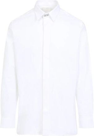 Givenchy Wit overhemd voor een stijlvolle look - Heren - Casual Overhemden - Wit - M - Katoen - Overhemden