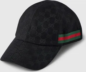 Gucci GG Baseball Hat With Web, Size XXS, Black, Ready-to-wear