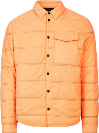 Aztech Mountain Loge Peak quilted shirt jacket - men - Nylon/Cotton - L - Orange