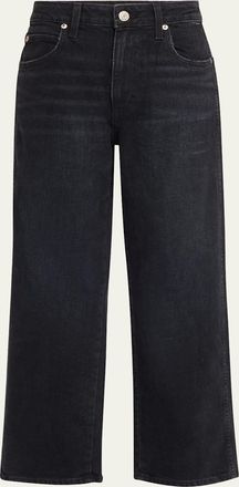 Amo Billie Wide Straight Cropped Jeans